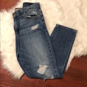 Joe’s Jeans Medium Wash Distressed Boyfriend Jeans